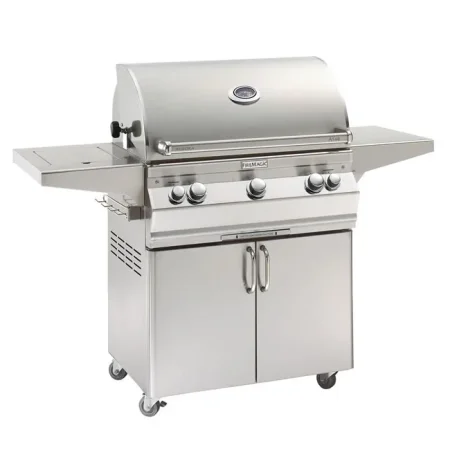 Fire Magic Aurora A540s Portable Grill With Side Burner & Rotisserie