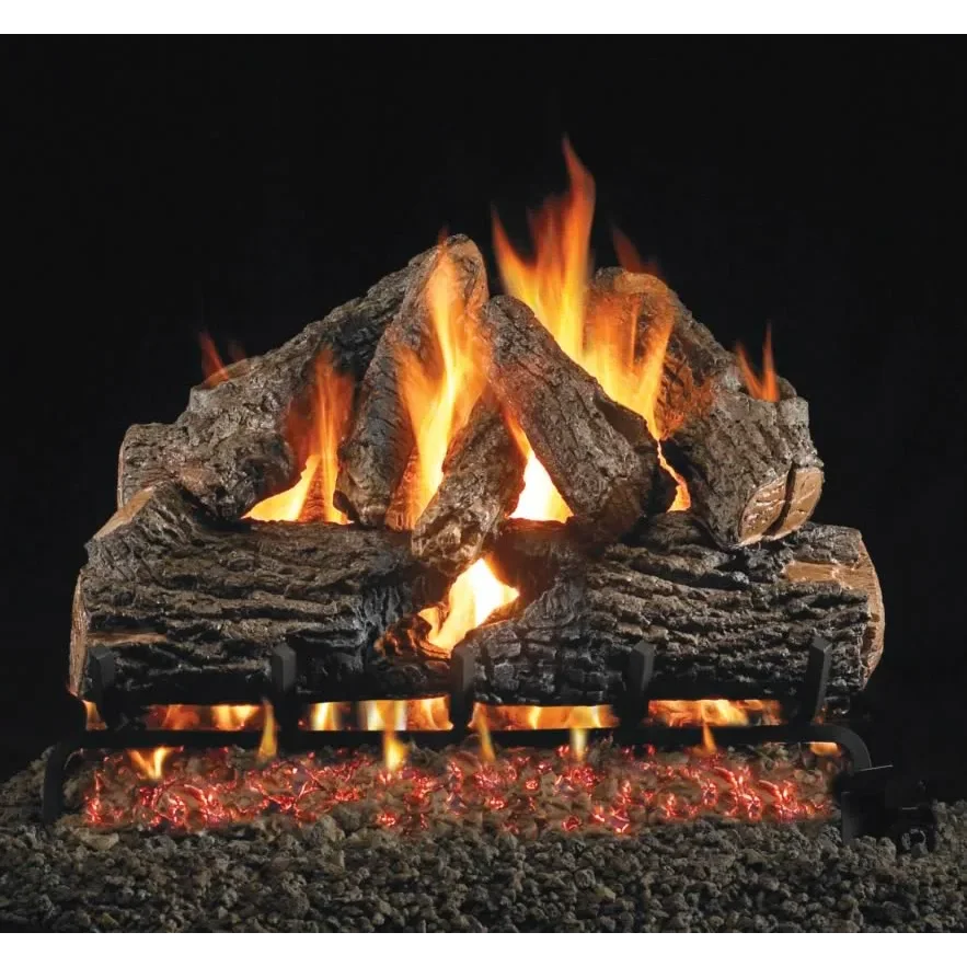 RH Peterson Real Fyre Charred Oak Vented Gas Logs