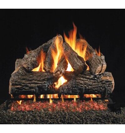 Real Fyre 30 Inch Charred Oak Vented Gas Logs