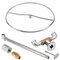 12 Inch Stainless Steel Gas Fire Pit Ring Kit