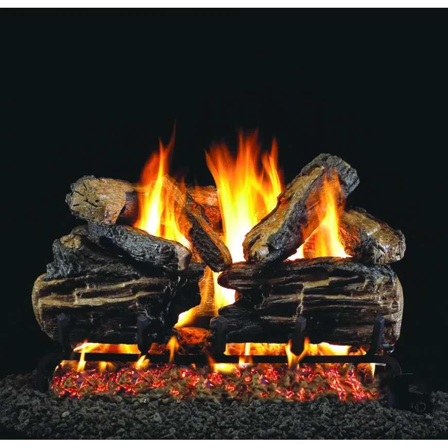 RH Peterson Real Fyre Charred Split Oak Log Set
