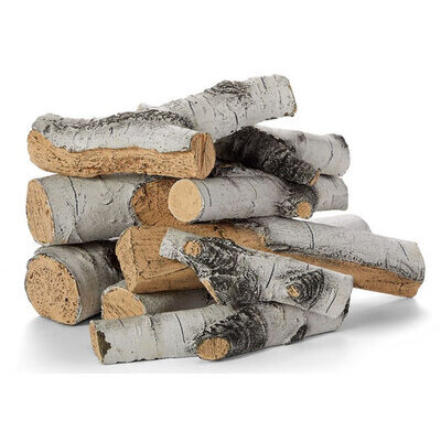 Aspen Birch Log Set For 30 & 36 Inch Fire Pits