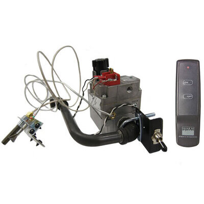 Real Fyre Gas Log High Capacity Millivolt Valve With Remote