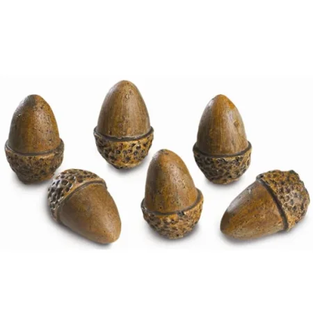 6 Decorative Acorns For Gas Fireplaces