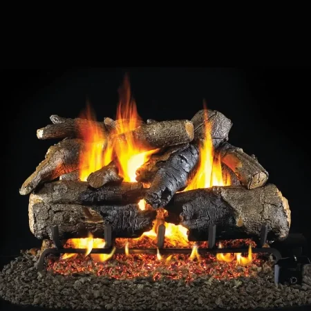Real Fyre 18 Inch Charred American Oak Vented Log Set