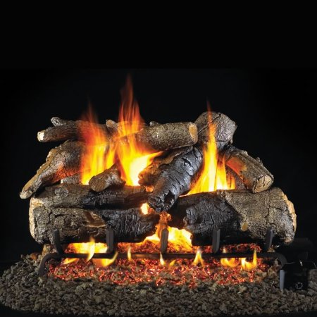 Real Fyre 30 Inch Charred American Oak Vented Log Set