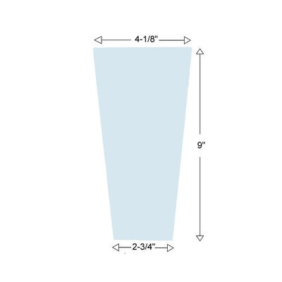 Gas Light Glass For Six Sided Head