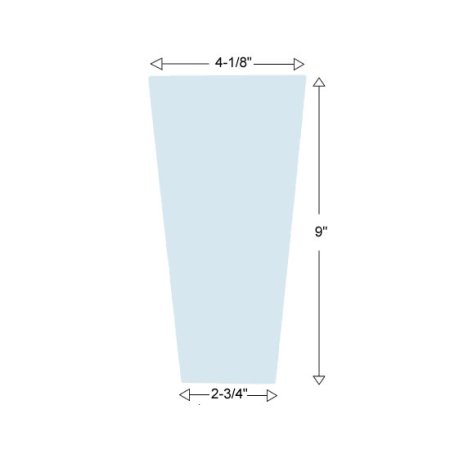 Gas Light Glass For Six Sided Head