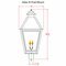 Atlas III Post Mount Gas Light