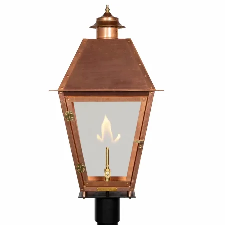 Atlas III Post Mount Gas Light