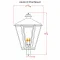 Apollo III Post Mount Gas Light