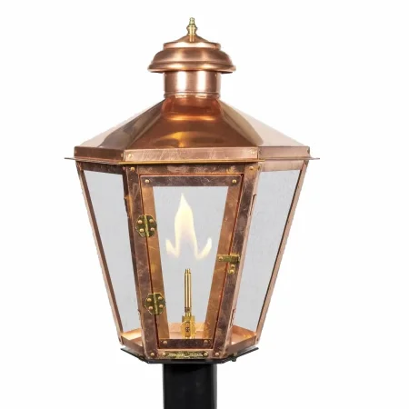 Apollo III Post Mount Gas Light