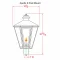 Apollo II Post Mount Gas Light