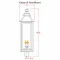 Vulcan III Post Mount Gas Light