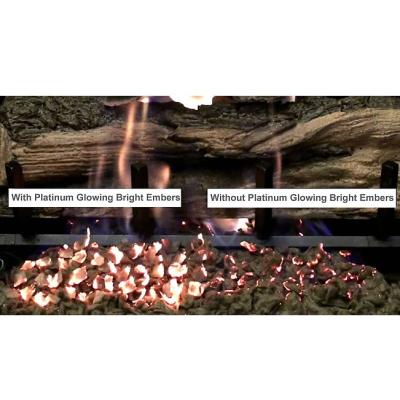 Platinum Glowing Bright Embers For Gas Logs