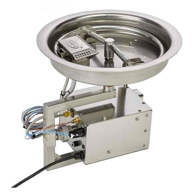 13 Inch Gas Fire Pit Kit 90,000 BTU with Electronic Ignition