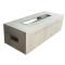 60" Rectangular Pre-Fab Gas Fire Pit W/ Enclosure