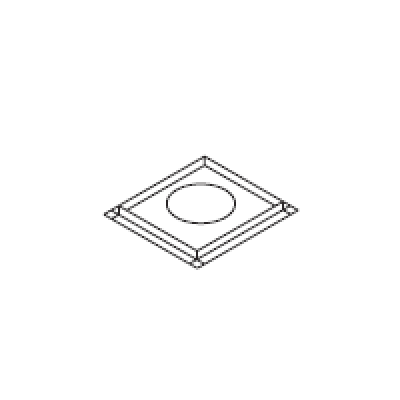 Ceiling Firestop Spacer For 11CF Vent Pipe