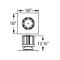Direct Vent Insert Vent Kit With Round Termination