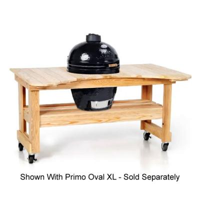 Cypress Table For Primo Oval XL Grill