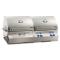 Fire Magic Aurora A830s Dual Fuel Built-In Charcoal & Gas Grill Combo