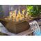 Gas Fire Pit Water Feature With Electronic Ignition