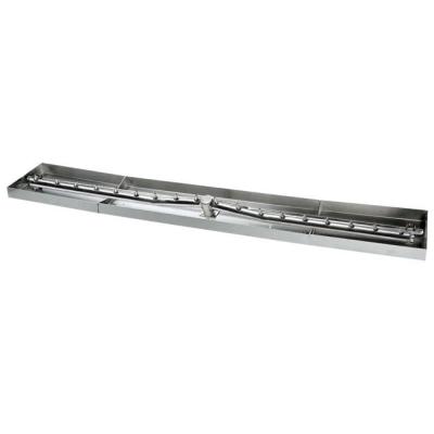 Linear Interlink Fire Pit Burner And Pan System