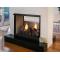 Ventfree See-Thru Fireplace with Multi-Side Log Set