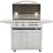 Blaze 32" Marine Grade LTE Portable Cart Grill With Lights