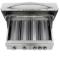 Blaze 32" Marine Grade LTE Portable Cart Grill With Lights