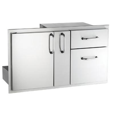 Fire Magic Select 18" X 36" Access Door with Platter Storage & Double Drawer