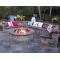 54 Inch Round Gas Fire Pit with Electronic Ignition 400,000 BTU