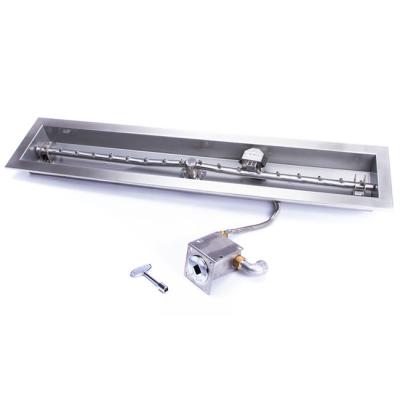 24" Linear Match Lit Fire Pit Kit