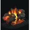 Real Fyre Charred Oak See-Thru Vented Log Set