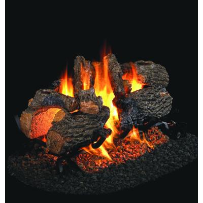 Real Fyre Charred Oak See-Thru Vented Log Set