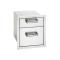 Fire Magic Echelon Outdoor Kitchen Island Package With Double Drawers