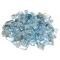 Caribbean Blue Reflective Fire Glass