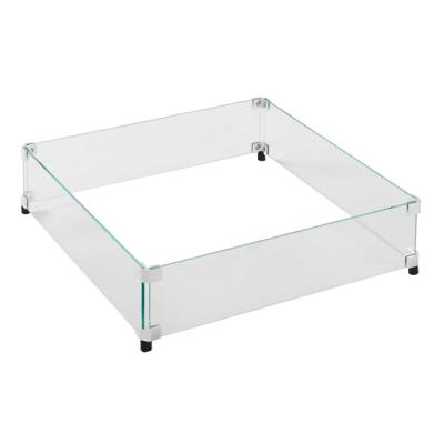 Square Fire Pit Wind Guards