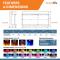 SimpliFire 43" Scion Trinity Electric Fireplace