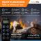 SimpliFire 60" Format Electric Fireplace