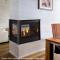Pier Direct Vent Peninsula Fireplace by Majestic