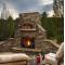 Courtyard Outdoor Gas Fireplace