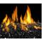 Black Reflective Fire Glass
