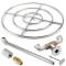 36 Inch Stainless Steel Gas Fire Pit Ring Kit