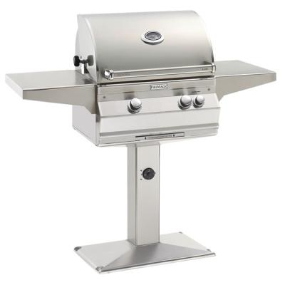 Fire Magic Aurora A430s Post Mounted Grill With Rotisserie