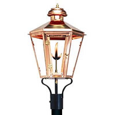 Apollo III Post Mount Gas Light