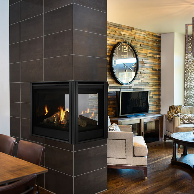 Pearl II Peninsula Direct Vent Fireplace by Majestic ...