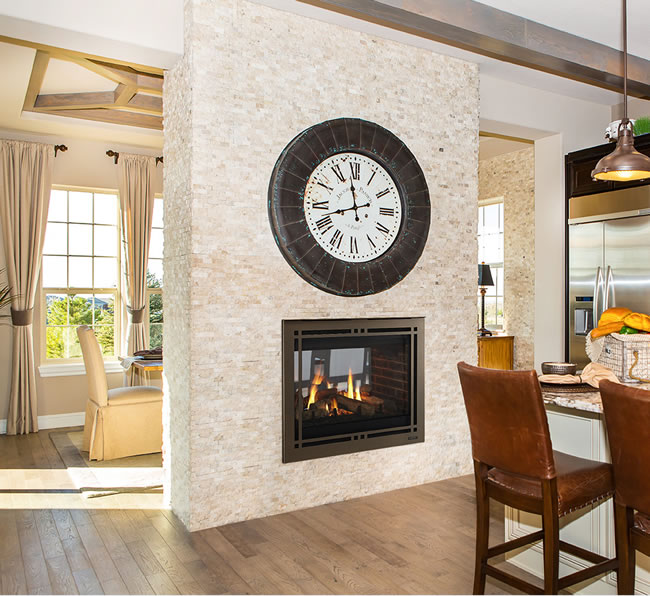 Pearl Ii Direct Vent See Thru Fireplace By Majestic Fine S Gas