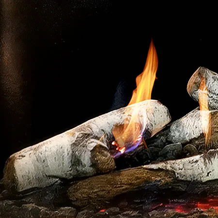 Birch Log Set