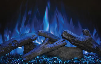 Modern Flames Blue Flame Logs Off